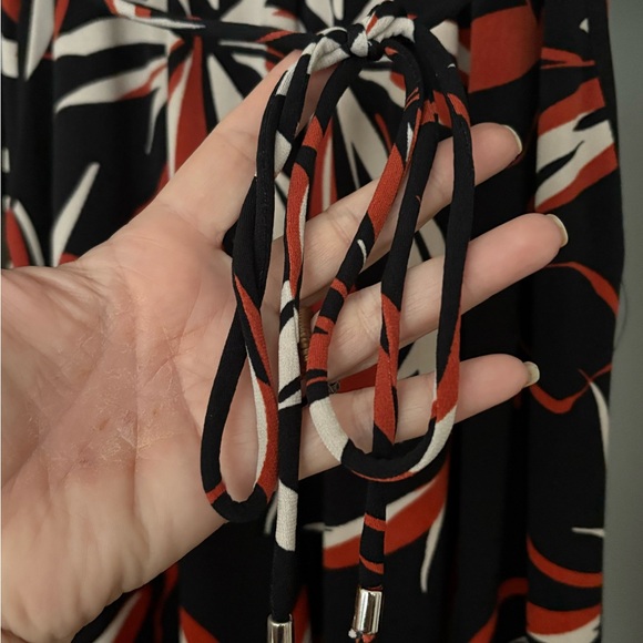 Cynthia Rowley Black and Orange Floral Jumpsuit - Picture 6 of 12